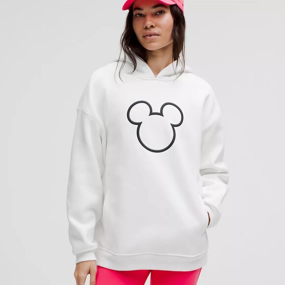 lululemon athletica Tops - Disney x lululemon Fleece Oversized Hoodie Mickey NWT White
